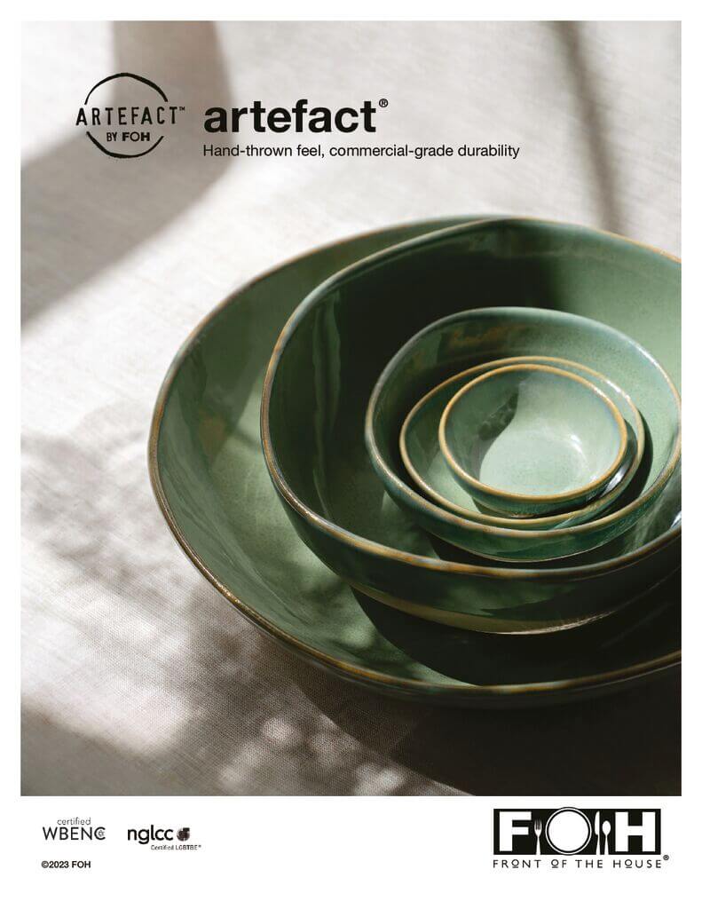 2023 Front of the House Artefact Catalog