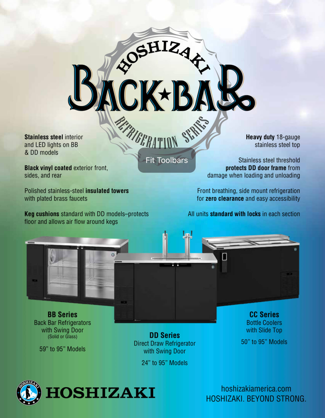 Hoshizaki – Back Bar Flyer